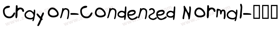 Crayon-Condensed Normal字体转换